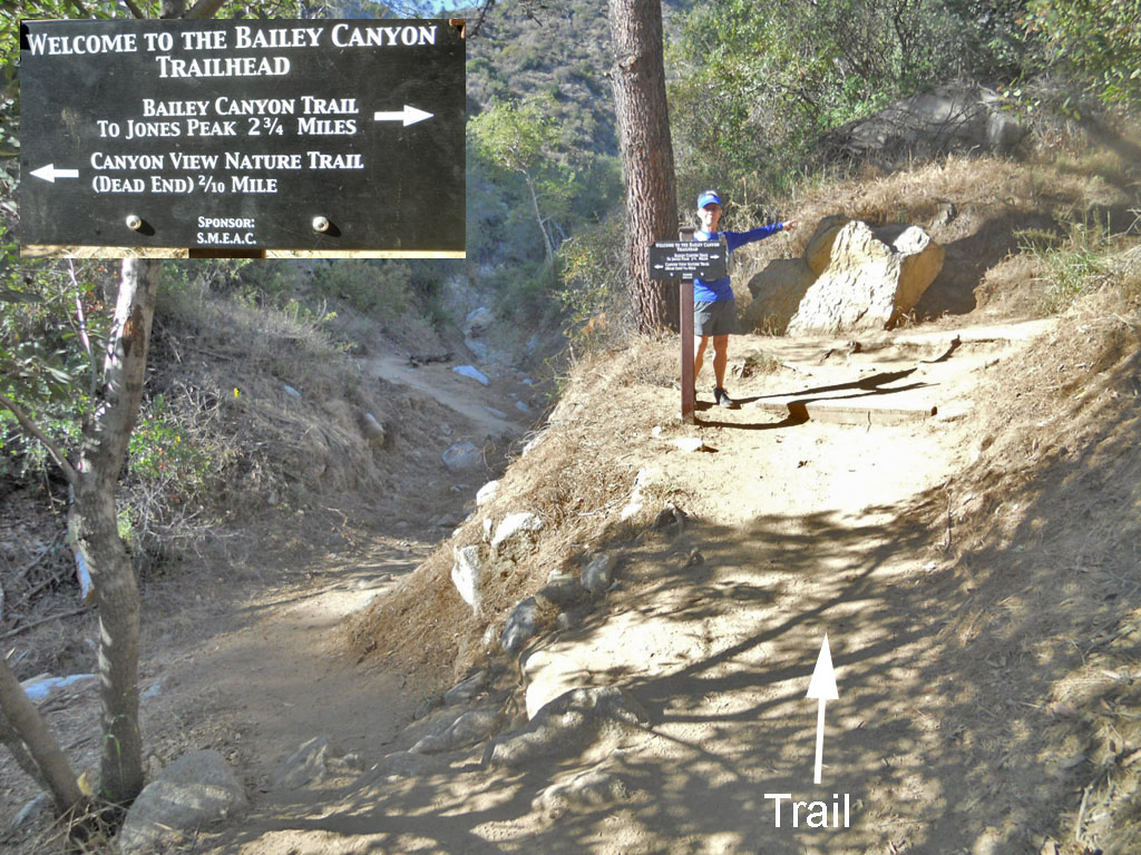 bailey canyon trail split